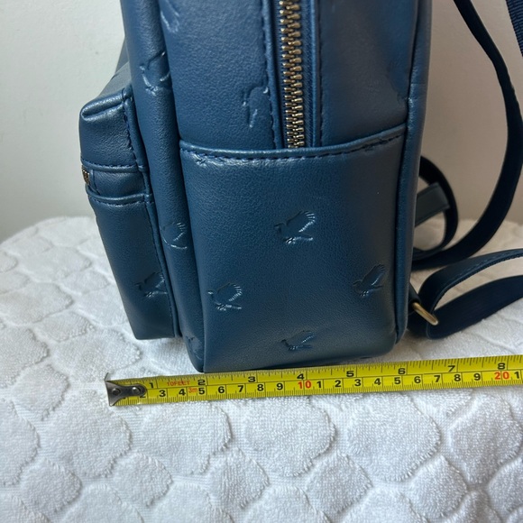 Harry Potter Ravenclaw Crest Embossed Faux Leather Mini Backpack Bioworld EUC - Picture 9 of 10